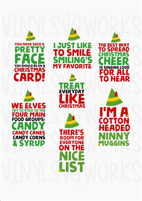 Printable Buddy The Elf Quotes - Printable Word Searches