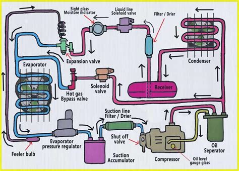 Fridge Compressor Pipe Diagram