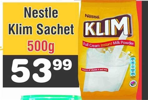 Nestle Klim Milk Powder 500g offer at Advance Cash n Carry