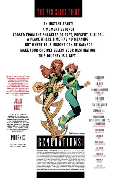 PREVIEW : Generations : Phoenix & Jean Grey #1 - X-men comics Photo ...