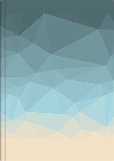 an abstract blue and beige background with low poly shapes on the ...