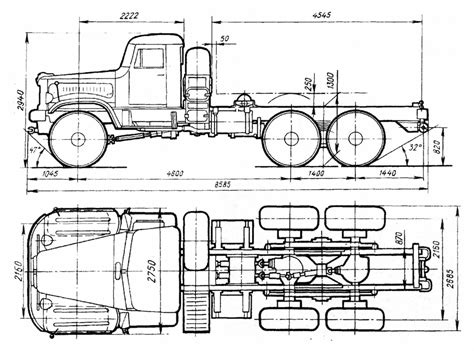 Truck Model Blueprints