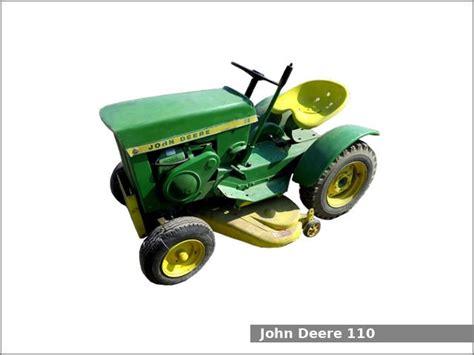 John Deere 110 (1963-1967) lawn tractor: review and specs - Tractor Specs