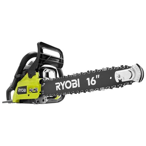 RYOBI 16 in. 37cc 2-Cycle Gas Chainsaw with Heavy-Duty Case RY3716 ...