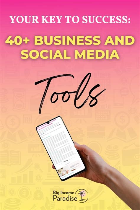 🚨40+ Must-Have Business & Social Media Tools🚨 | Social media tool ...