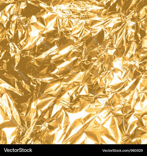 Gold foil texture Royalty Free Vector Image - VectorStock