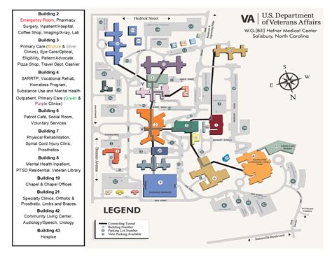 Campus Map | VA Salisbury Health Care | Veterans Affairs