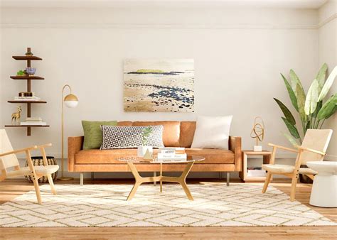 Mid Century Modern Style Living Room Furniture - Modern Furniture Images