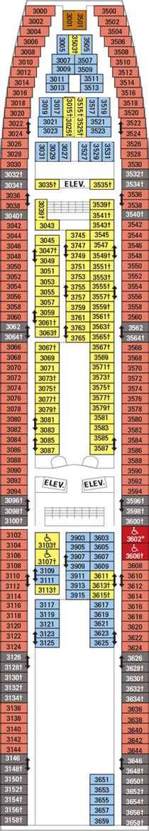 Grandeur of the Seas Deck 3 Deck Plan - Grandeur of the Seas Deck 3 ...