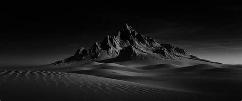 Desert Wallpaper 4K, Doom, Sand Dunes, Dark background