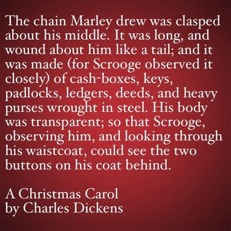 My Favorite Quotes from A Christmas Carol #13 – The chain Marley drew ...