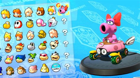 Mario Kart 8 Deluxe's Wave 4 DLC adds Birdo, but also 5 blank character ...