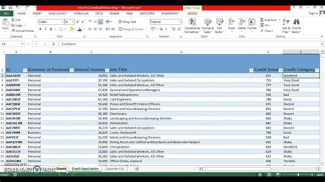 How To Create Data Relationships in Excel 2013 - YouTube