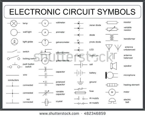 Wiring Diagram Symbols Circuit Relay Symbol Gm With | Electronics ...