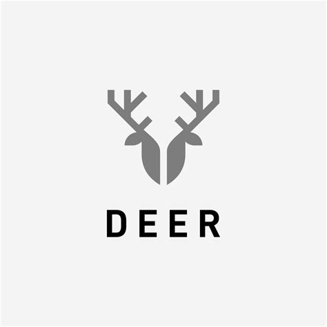 Creative Deer Logo Design Inspiration 34605634 Vector Art at Vecteezy