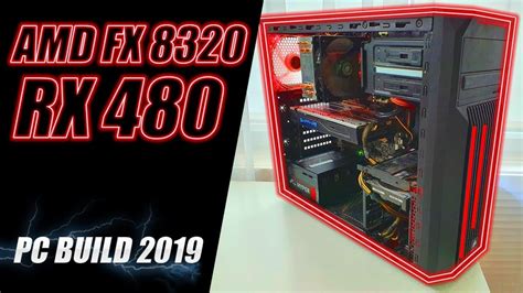 GAMING PC BUILD ON AMD FX 8350 + AMD RX 480 NITRO - YouTube