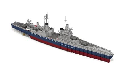 LEGO MOC USS Indianapolis by Resqusto | Rebrickable - Build with LEGO