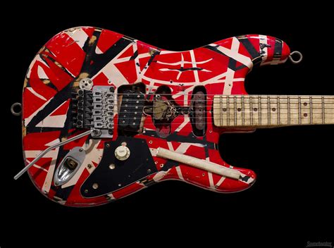 EVH Frankenstein guitar | Eddie van halen, Van halen, Van halen guitar