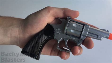 new DIE CAST 45 MAGNUM 8 SHOT BLACK METAL CAP GUN toy guns pistol ...