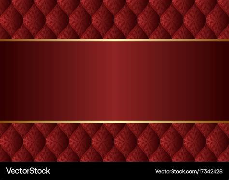 Maroon background with decorative pattern Vector Image