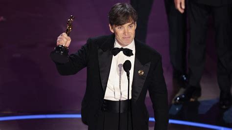 Oscars 2024: Cillian Murphy wins Best Actor for ‘Oppenheimer’, his ...