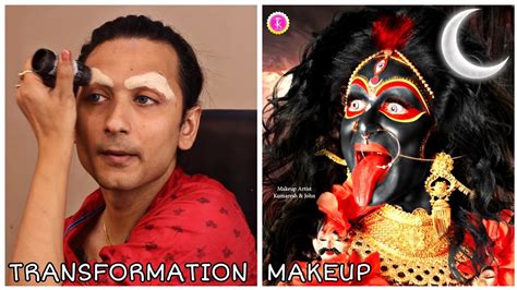 Kali Makeup / Maa Kali Makeup Tutorial / Mahakali Makeup Look/ Maa ...