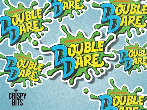 Double Dare Sticker Nickelodeon Stickers Fun Retro Nick Kids Water ...