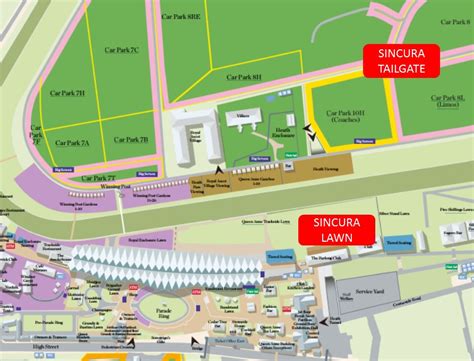 Royal Ascot Enclosure Map