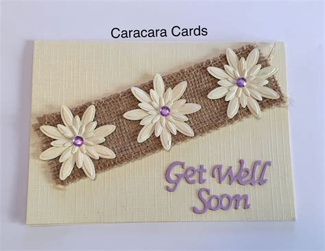 Handmade Get Well card. | Greeting cards handmade, Handmade get well ...