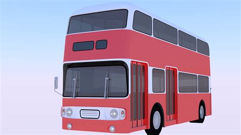 Vintage doubledecker bus 3D model - TurboSquid 2093218