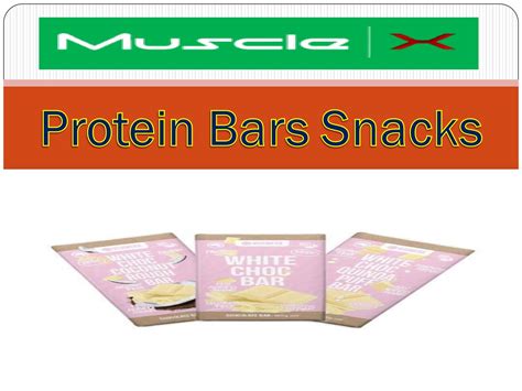 Protein Bars Snacks by Muscle X - Issuu