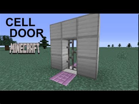 How-To Minecraft Episode 2: Iron bar door - YouTube