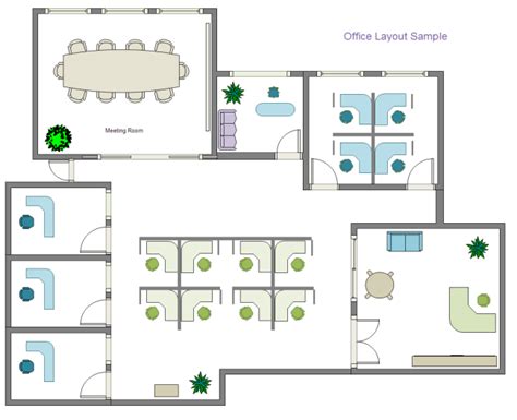 Office Layout | Office floor plan, Floor plan design, Office layout plan