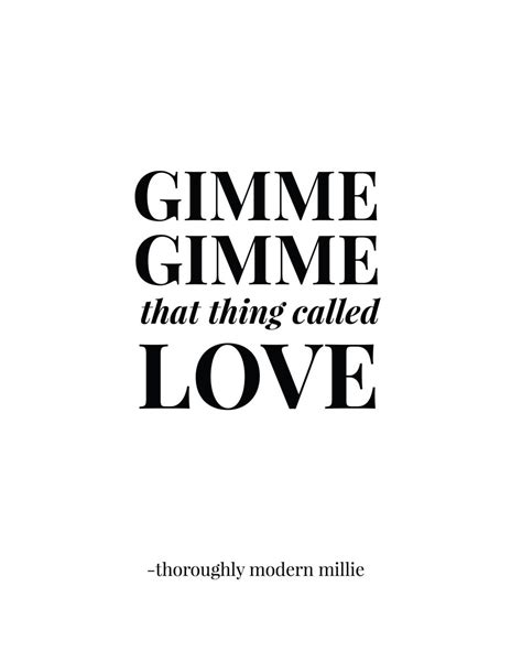 Thoroughly Modern Millie: Gimme Gimme Musical Theatre - Etsy