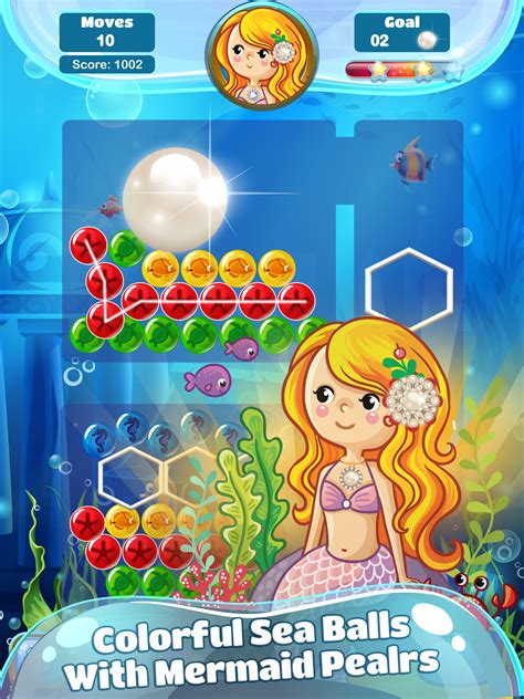 Mermaid Pearl-Match3 | Mermaid, Ocean fun, Match 3 games