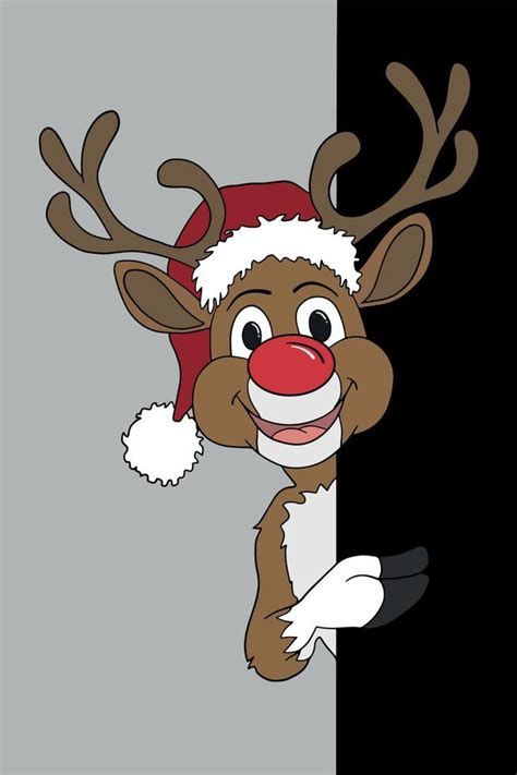 Illustration of christmas reindeer 14173491 Vector Art at Vecteezy