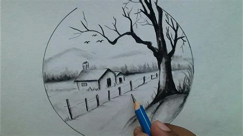 Pencil Drawing Of Nature Easy / Pencil drawing is an essential first ...