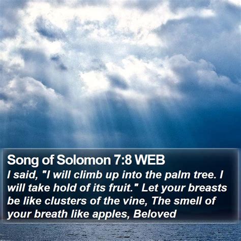 Song of Solomon 7:8 WEB Scriptures Images