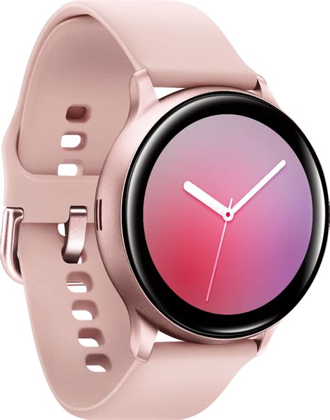 Samsung Galaxy Watch Active2 Smartwatch 40mm Aluminum Pink Gold SM ...