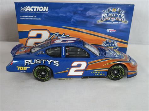 2005 Action Auto Rusty Wallace #2 Miller 700th Rusty's Last Call 1/24 ...