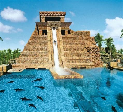 Scariest Water Slide of the World, Leap Of Faith Atlantis - Bahamas