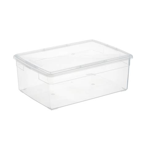 Large Clear Plastic Storage Bins Bulk | Dandk Organizer