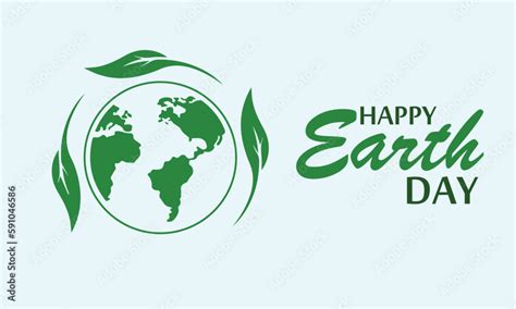 World Earth day Vector illustration. Earth Day 2023 typography logo ...