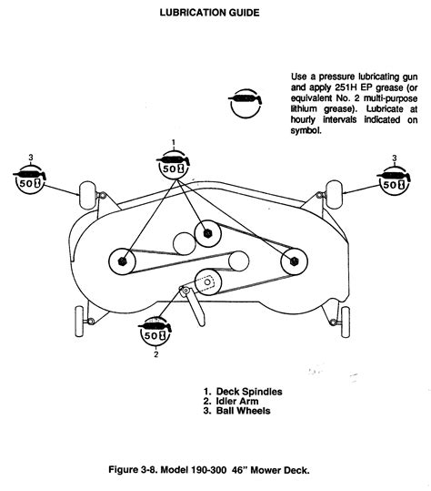 Can you show me the belt routing diagram for a Cub Cadet 46" cutting deck?