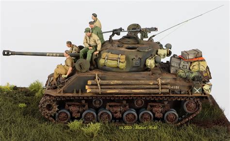 Fury Sherman tank by Michael Walsh · Putty&Paint