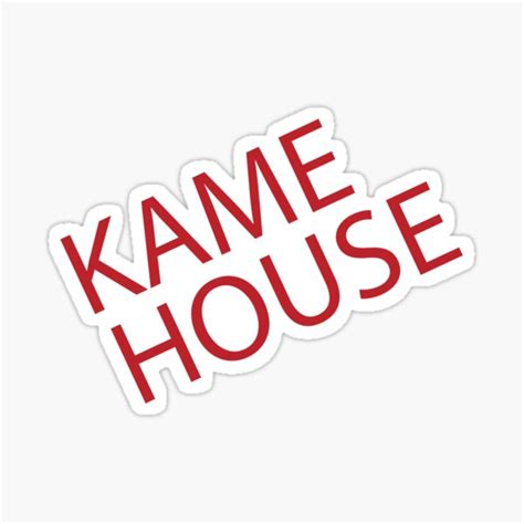 "Kame House" Sticker by Kudere-Shen-Woo | Redbubble