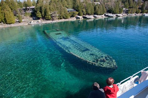 The Sweepstakes Shipwreck -Tobermory Boat Tours