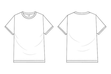 T Shirt Line Drawing Images - Free Download on Freepik