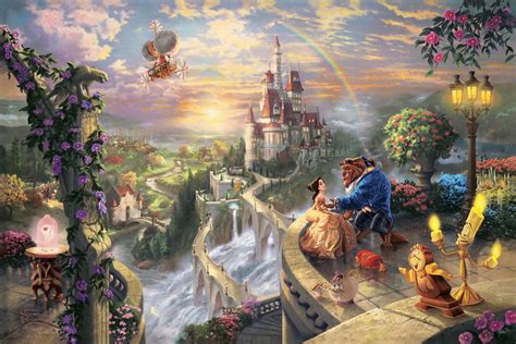 Thomas Kinkade "Disney Dreams" - Disney Princess Photo (31536124) - Fanpop