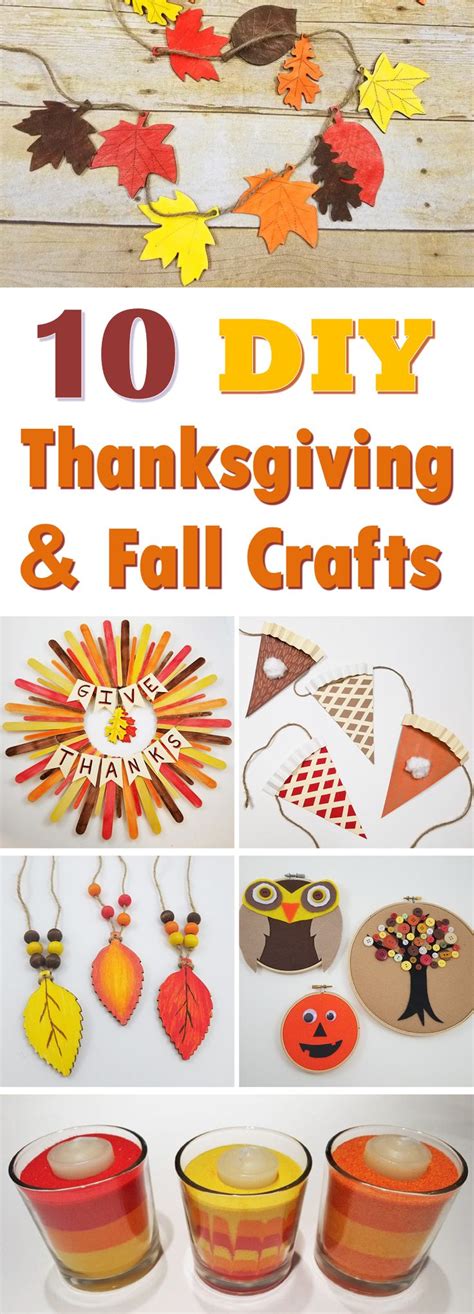 10 DIY Fall & Thanksgiving Craft Ideas - S&S Blog | Thanksgiving crafts ...